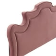 thumbnail image 3 of Modway Evangeline Performance Velvet King/California King Headboard in Dusty Rose, 3 of 9