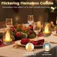 thumbnail image 4 of Flameless Candle Light, Rechargeable Gesture Sensing Flameless Candle for Home Decor, Dimmable LED Candles for Bedroom Table Centerpieces Wedding Party Decor, Fun Gifts for Women Mom, 4 of 7