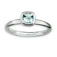 thumbnail image 1 of Bague en Argent Sterling Empilable Expressions avec Coussin Taille 9, 1 of 3
