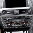 thumbnail image 4 of Soft Carbon Fiber Car Interior Decor Kits Carbon Fiber Interior Radio Console Cover Trim For BMW 6 Series F12 F13 2011-18 Sticker, 4 of 12