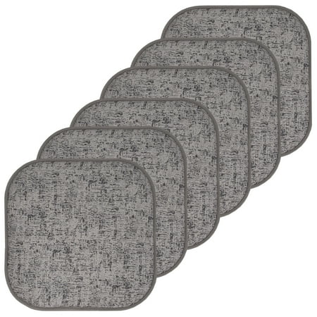 

Broadway Memory Foam No Slip Back 16 x 16 Chair Pad Cushion 6 Pack