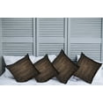 thumbnail image 2 of Ambesonne Chocolate Throw Pillow Cover 4 Pack, Vintage Hardwood, 18", Brown, 2 of 7