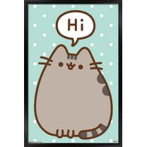 Pusheen - Hi Wall Poster, 14.725" x 22.375" Framed