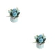 thumbnail image 2 of Toystoory Flores artificiales Florero de cerámica Faux Hortensia Fake Planter Wedding Azul 2Conjunto, 2 of 6