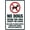 Warning Sign 1, variant on No Pets Dog Prohibited Sign - 8"x12" Retro Aluminum Tin Dog Park Regulation Decor for Home Yard