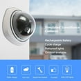 thumbnail image 4 of COFEST Fake Security Camera, Simulation Dummy Hemisphere Camera, Wireless Surveillance System Realistic Look Indoor with Flashing Red LED for Home White, 4 of 7