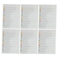 thumbnail image 3 of Pegatina de Pizarra Borrable Lista de Programación Lavable Notas Reutilizables Reutilizables para Tastas Puertas refrigeradores, 3 of 7