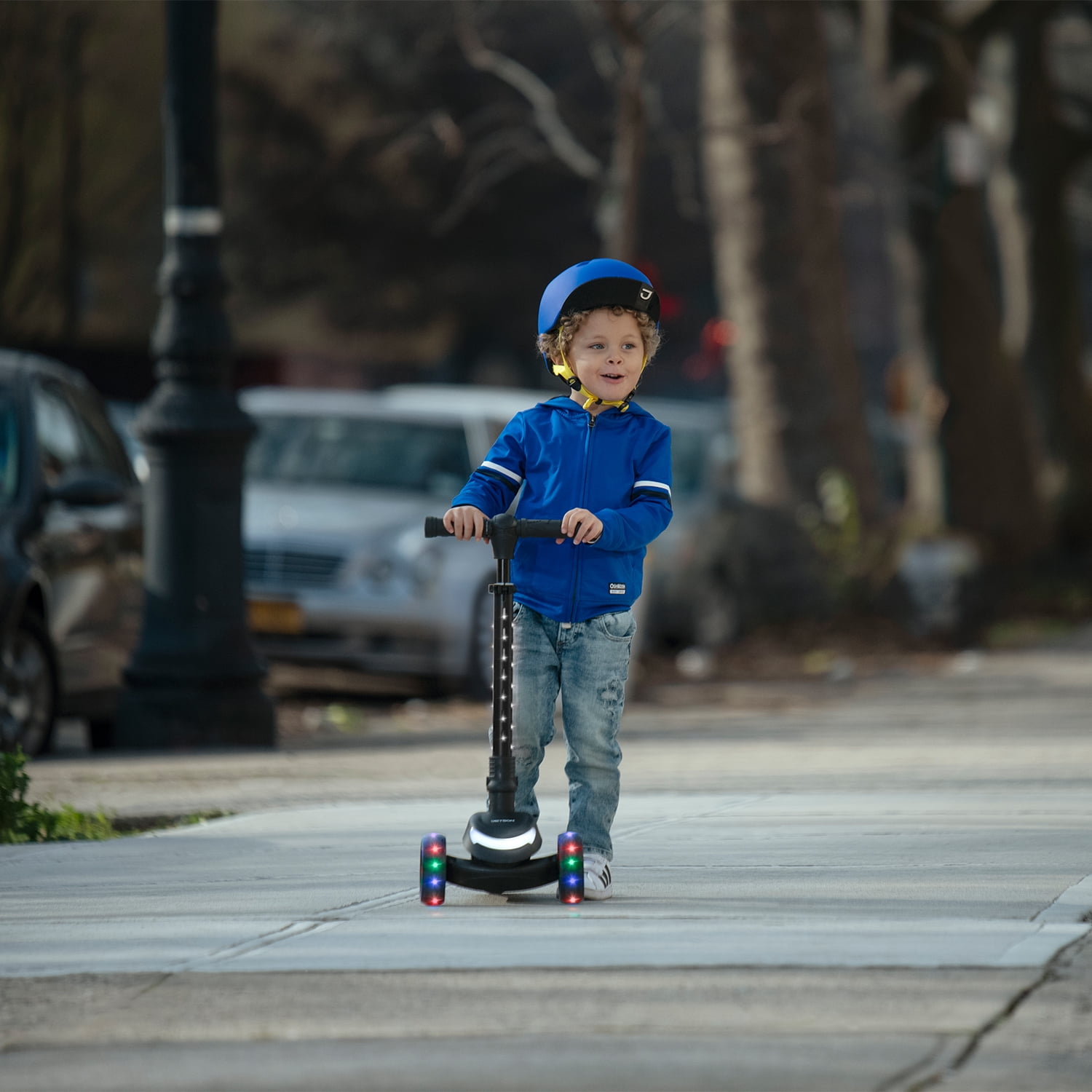 Jetson Jupiter Mini Kids' 3-Wheel Kick Scooter Black, Kids Ages 3+