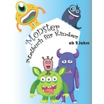 Monster Malbuch für Kinder ab 2 Jahre: schrecklich Schöne Monster für Kinder, zum Färben und zur Fantasieentwicklung . malbuch fur kinder ab 2 Jahre . (Paperback)