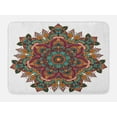 thumbnail image 1 of Mandala Bath Mat, Ethnic Mandala Design Asian Unifying Centre Eastern Religion Sign Pattern Print, Non-Slip Plush Mat Bathroom Kitchen Laundry Room Decor, 29.5 X 17.5 Inches, Multicolor, Ambesonne, 1 of 2