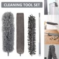 thumbnail image 1 of Microfiber Duster with Extension Pole Washable Dusters  Reusable Dusters  Bendable Duster for High Ceiling  Cleaning Ceiling Fan  Furniture  Blinds  Cars, 1 of 8