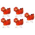 thumbnail image 2 of 5Pcs Cartoon Tiger Balloons Decorative Aluminium Foil Balloons Party Balloon Decors, 2 of 9