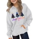 thumbnail image 5 of Sudadera con capucha para niñas y niños, sudadera de manga larga con cuello redondo y estampado de moda, jersey con bolsillo, sudadera de poliéster para niñas, 5 of 8