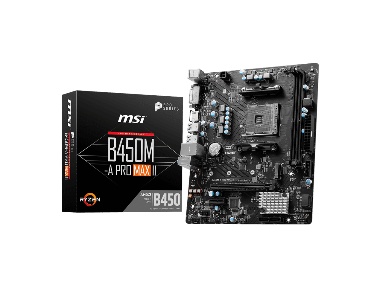 GigaIPC AMD B450 Ryzen AM4 Micro ATX Motherboard, Dual LAN, HDMI, Disp –  MITXPC