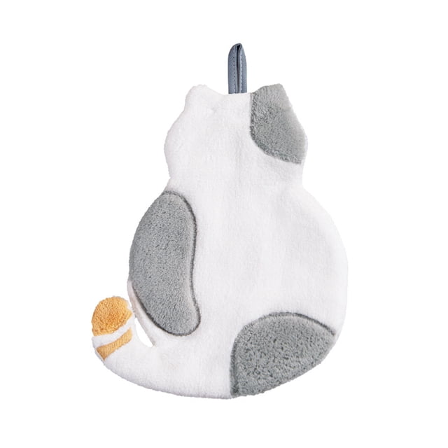 Toalla para platos de cocina Cateissary suave cómoda reutilizable absorbente de agua Gris