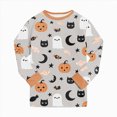 thumbnail image 5 of NOLDARES Toddler Girls Halloween Funny Prints Pajamas Pjs for Girl Jammies Little Kids Sleepwear Clothes Sets, 5 of 8