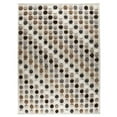 thumbnail image 2 of MA Trading Handmade Indo Smarties Rug (India) White/Multi 5'6" x 7'10" Wool,Cotton,Natural Fiber 5' x 8' Indoor,Handmade Dining Room Rectangle, 2 of 5