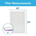 Filtrete 20x25x1 Air Filter, MPR 1500 MERV 12, Advanced Allergen