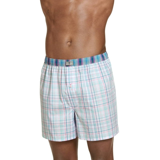 Jockey 100% Cotton Woven 5" Boxer