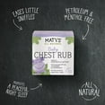 Maty's All Natural Baby Chest Rub, Soothing & DrugFree Baby Sleep Aid, 1.5 Oz
