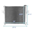 thumbnail image 3 of Spec-D Tuning 2 Row Aluminum Cooling Radiator Compatible with 1999-2004 Jeep Grand Cherokee 4.0L L6 Limited, 3 of 7