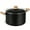 8 qt - Black, variant on Stock Pot with Lid, Granite Soup Pot with Lid, Induction Pot with Stay-cool Handle, Nonstick Soup Pot with Lid