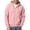 AH08-Pink, variant on Lumtrix Zip Up Hoodie Men Long Sleeve Solid Color Plain Hooded Sweatshirts Casual Fall Spring Winter Track Jackets Pink 3XL