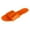 Orange, variant on JeashCHAT Slip On Slide Sandals for Women Women's Summer Slip-On Flat Beach Slippers Open Toe Breathable Sandals Shoes (Orange)