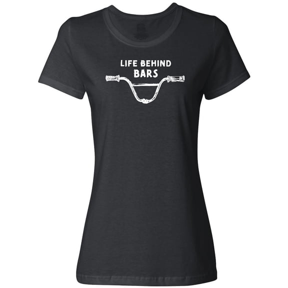 Inktastic Life Behind Bars BMX Women's T-Shirt