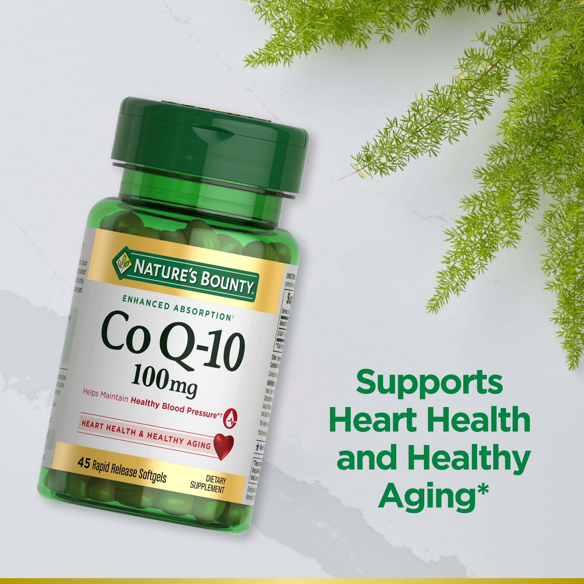 Nature's Bounty Co Q10 100 mg. Softgels, 45ct