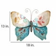thumbnail image 3 of Eangee Home Design Butterfly Wall Decor Blue And Pearl, Capiz and Metal, Indoor / Outdoor Safe, 18x1x13 Inches, 3 of 5