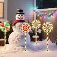 thumbnail image 4 of 8PK 28inch 8 Modes 160LED Christmas Lollipop Light for Outdoor Christmas Decorations Flashing Christmas Pathway Lights, 4 of 7