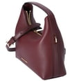 thumbnail image 2 of Michael Kors Ember Small Messenger Top Handle Handbag Crossbody Oxblood Leather, 2 of 4