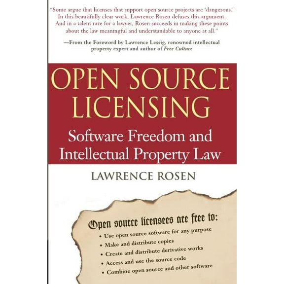 Pre-Owned Open Source Licensing: Software Freedom and Intellectual Property Law (Paperback) 0131487876 9780131487871