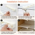thumbnail image 3 of Ejoyous Wardrobe Divider, Adjustable Cupboard Rack,Adjustable Telescopic Storage Rack Cupboard Wardrobe Closet Divider Partition Shelf, 3 of 8