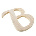 thumbnail image 2 of Unfinished Wooden Playball Italic Letter B (6.25 Inches), 2 of 2