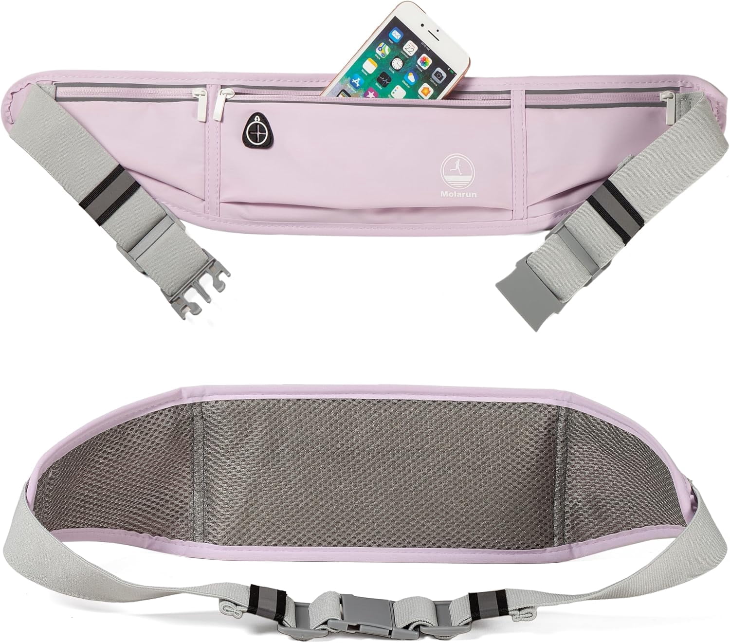 Slim Running Belt Fanny Packs for Women, Waist Pack Money Belt Phone Holder for Running