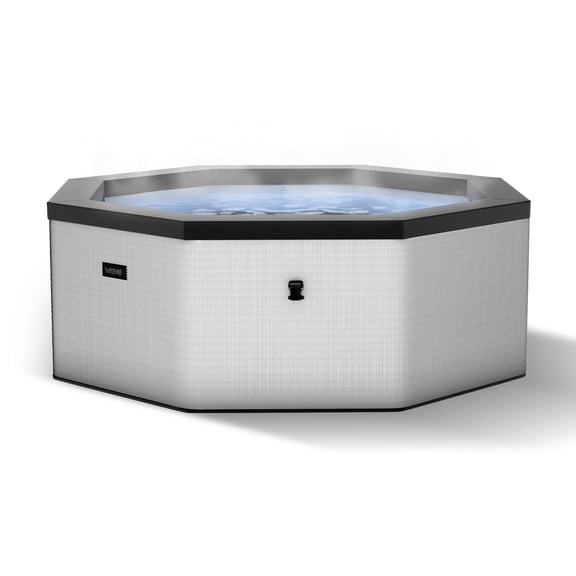 Wave Como | 6-Person Eco Foam Hot Tub | Integrated Heater | Graphite Gray