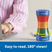 Learning Resources Time Tracker Visual Timer & Clock, Time Telling Toys