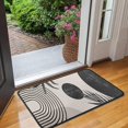 thumbnail image 2 of Brown Boho Geometric and Plant Pattern Door Rugs,Washable Non Slip Door Mats Indoor,Decorative Door Mats,Entry Mat Indoor for Entrance,Bedroom,Kitchen,Bathroom,30"x17", 2 of 6