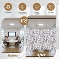 thumbnail image 5 of Spring Botanical Birds Window Privacy Film, Garden Floral Twigs Farmhouse Static Cling UV Sun Blocking Heat Control Window Tint Day and Night, Non-Adhesive One Way Windows Privacy Cover 19.6''x39.3'', 5 of 7