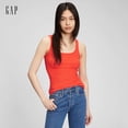 thumbnail image 3 of Camiseta sin mangas GAP acanalada para mujer gris claro talla XXL, 3 of 3