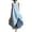 Light Blue, variant on Women's Half-Zip High Neck Maxi Dress, Sleeveless Asymmetrical High-Low Summer Long Dress, Casual Loose Fit Flowy Kaftan