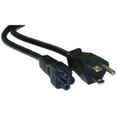 thumbnail image 1 of 3 ft. 3-Pin NEMA 5-15P to C5 Laptop Power Cord, Black, 1 of 1