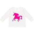 thumbnail image 3 of Inktastic Pink Unicorn Boys or Girls Long Sleeve Toddler T-Shirt, 3 of 5