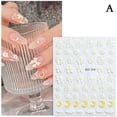 thumbnail image 3 of Nail Art Stickers Female Flower Embossed Stickers Oil Painting Lot C2 N7Y1, 3 of 6