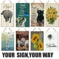 thumbnail image 7 of Reindeer Wildlife Chic Shabby Wooden Sign, Country Style, Rustic Farmhouse Gifts, Floral Poster For Bedroom Living Room Bathroom Kitchen Man Cave Wall Decor 6x12 inches, 7 of 7