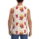 thumbnail image 4 of Balery Popcorn Camisetas sin mangas para hombre, absorbe la humedad y protege contra el mal olor.-Medium, 4 of 7