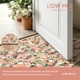 thumbnail image 5 of 2'x10' Floral Runner Rug,Non Slip Washable Boho Hallway Runner Rug with Rubber Backing,Soft Faux Wool Kitchen Runner,Low-Pile Carpet for Bedroom, Entrance, 5 of 7