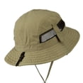 thumbnail image 2 of Big Size Brushed Canvas Washed Fisherman Hat - Khaki 2XL-3XL, 2 of 5